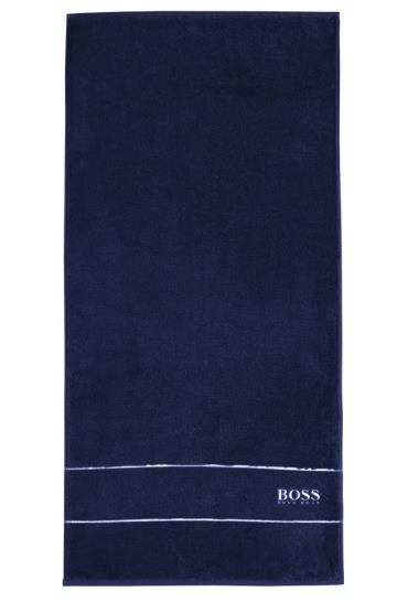 Ręczniki BOSS Finest Egyptian Cotton Ciemny Niebieskie Męskie (Pl65088)